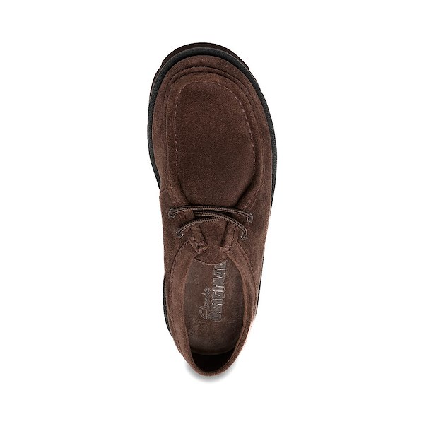 alternate view Mens Clarks Meare Walla Casual Shoe - Dark BrownALT2