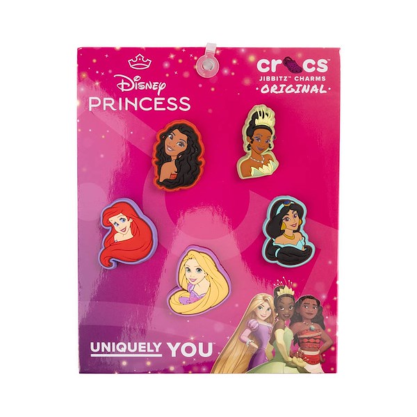 alternate view Disney Crocs Jibbitz&trade; Princess Shoe Charms 5 Pack - MulticolorALT2