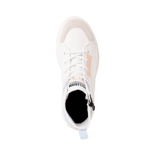 alternate view Womens Palladium Pallashock Backzip 2 Sneaker - Star WhiteALT2
