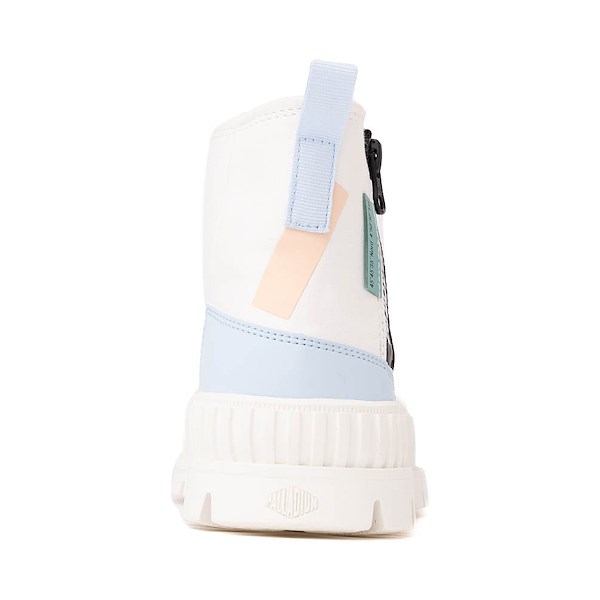 alternate view Womens Palladium Pallashock Backzip 2 Sneaker - Star WhiteALT4