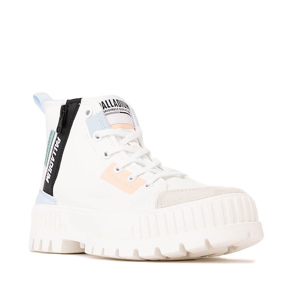 alternate view Womens Palladium Pallashock Backzip 2 Sneaker - Star WhiteALT5