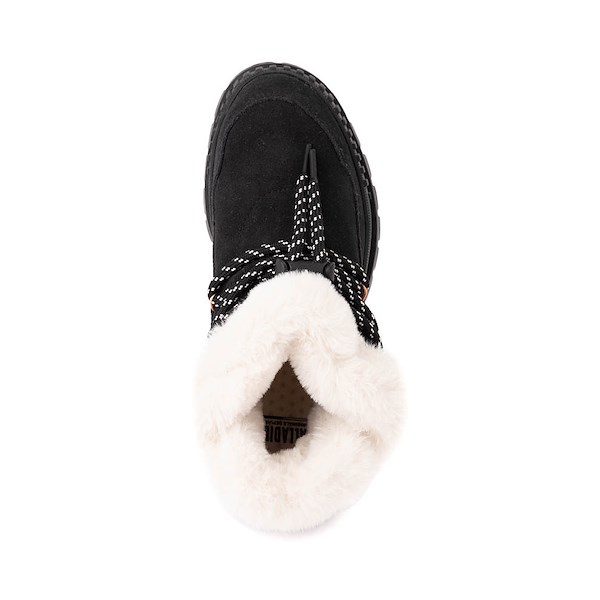 alternate view Womens Palladium Pallashock Lo Hiver Sneaker - BlackALT2