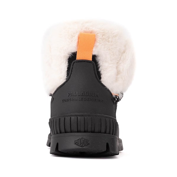alternate view Womens Palladium Pallashock Lo Hiver Sneaker - BlackALT4