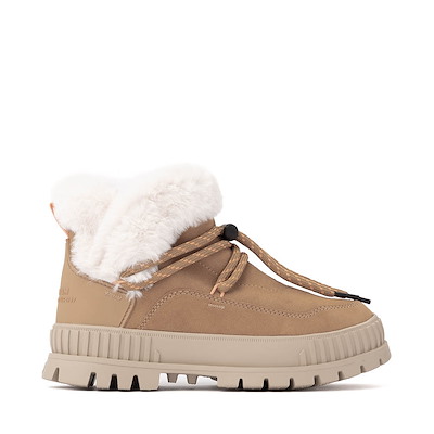 Main view of Womens Palladium Pallashock Lo Hiver Sneaker - Irish Brown