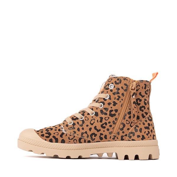 alternate view Womens Palladium Pampa Hi Zip WL Leo Boot - Dear Brown / BlackALT1