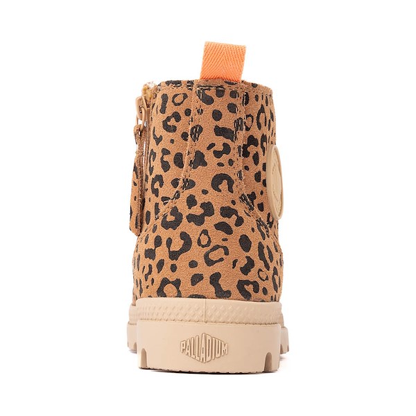 alternate view Womens Palladium Pampa Hi Zip WL Leo Boot - Dear Brown / BlackALT4