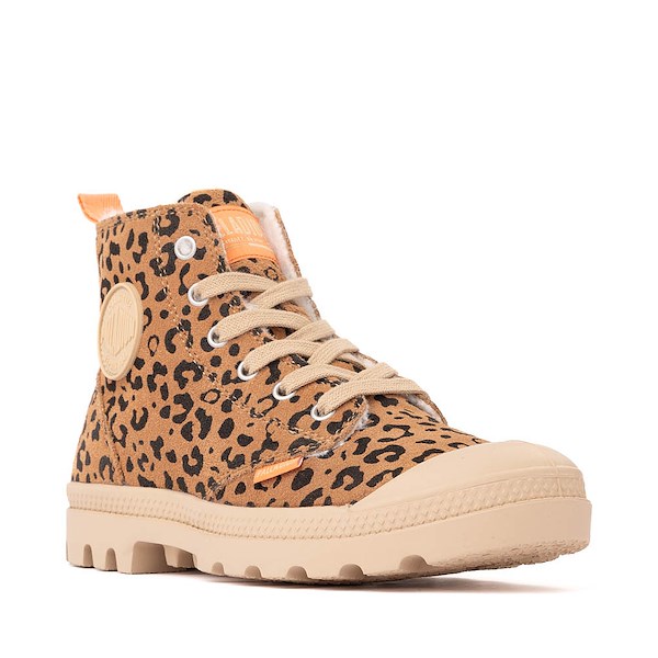 alternate view Womens Palladium Pampa Hi Zip WL Leo Boot - Dear Brown / BlackALT5