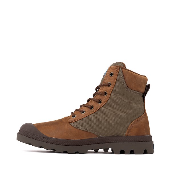 alternate view Mens Palladium Pampa Sport Cuff Boot - Bridle Brown / Moon MistALT1