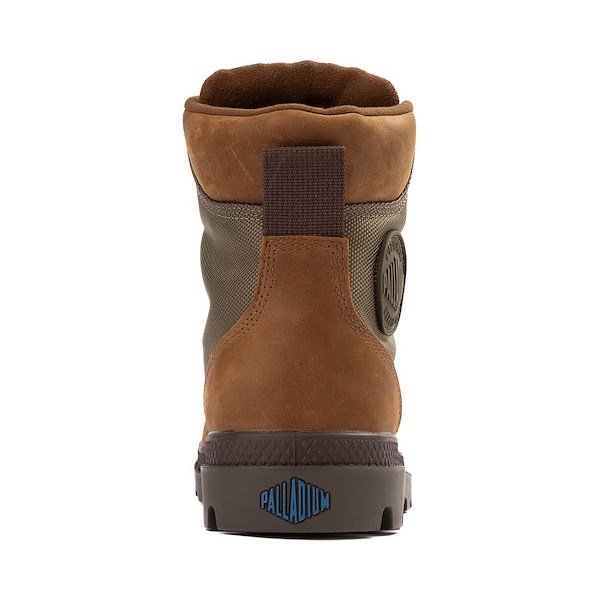 alternate view Mens Palladium Pampa Sport Cuff Boot - Bridle Brown / Moon MistALT4