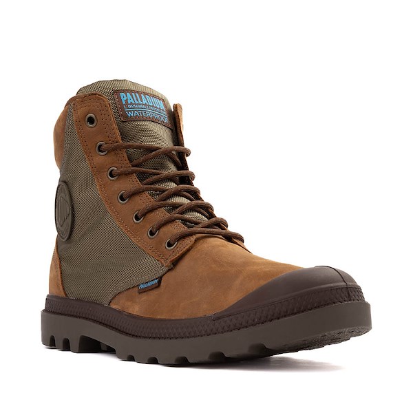 alternate view Mens Palladium Pampa Sport Cuff Boot - Bridle Brown / Moon MistALT5