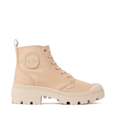 Main view of Womens Palladium Pallabase Twill Boot - Sand