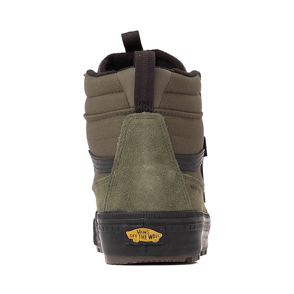 alternate view Vans Sk8-Hi Waterproof Insulated Skate Shoe - Green / BlackALT4
