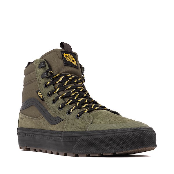 alternate view Vans Sk8-Hi Waterproof Insulated Skate Shoe - Green / BlackALT5