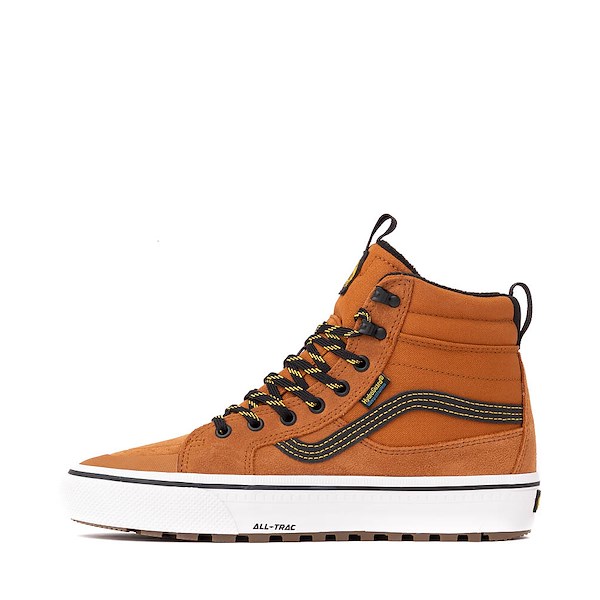 alternate view Vans Sk8-Hi Waterproof Insulated Skate Shoe - Glazed Ginger BrownALT1