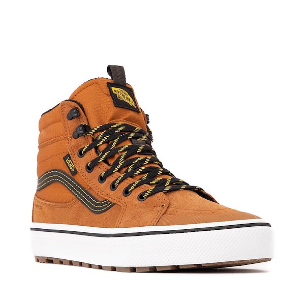 alternate view Vans Sk8-Hi Waterproof Insulated Skate Shoe - Glazed Ginger BrownALT5