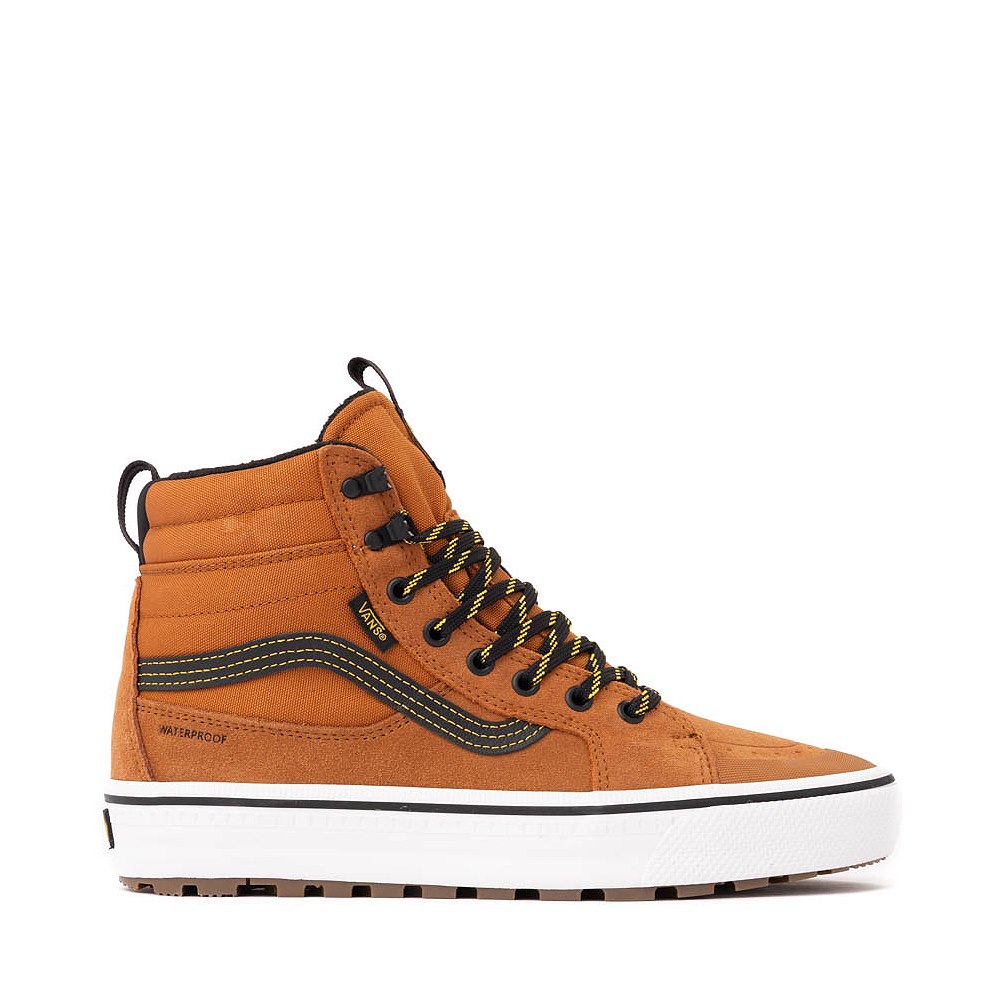 Vans Sk8-Hi Waterproof Insulated Skate Shoe - Glazed Ginger Brown