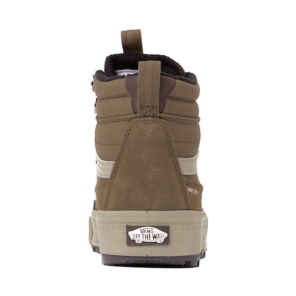 alternate view Vans Sk8-Hi Waterproof Insulated Skate Shoe - Brown / PinkALT4