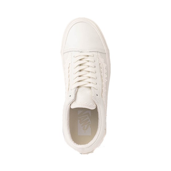 alternate view Vans Premium Old Skool Skate Shoe - Marshmallow WhiteALT2