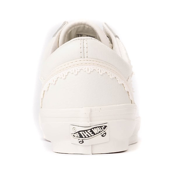 alternate view Vans Premium Old Skool Skate Shoe - Marshmallow WhiteALT4