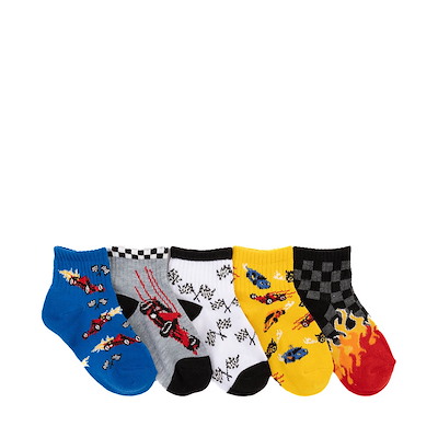 Main view of Hot Cars Glow Quarter Socks 5 Pack - Toddler - Multicolor