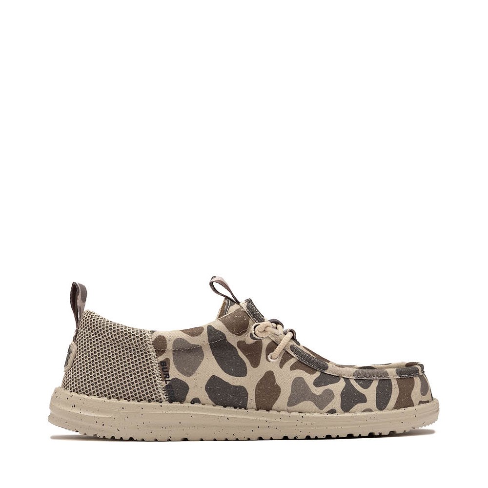HEYDUDE x BURLEBO Wally Funk Casual Shoe - Deer Camo
