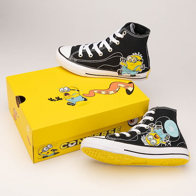 Main view of Converse x Minions Chuck Taylor All Star High-Top Sneaker - Little Kid - Black