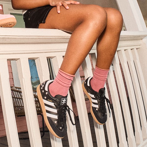 alternate view adidas Samba OG Athletic Shoe - Big Kid - Core Black / Cloud White / GumALT1C