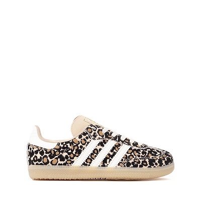 Main view of adidas Samba OG Athletic Shoe - Little Kid - Sand Strata / Ivory / Gum 3