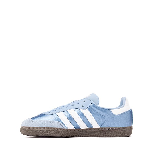 alternate view adidas Samba OG Athletic Shoe - Big Kid - Clear Sky / Cloud White / Gum 2ALT1