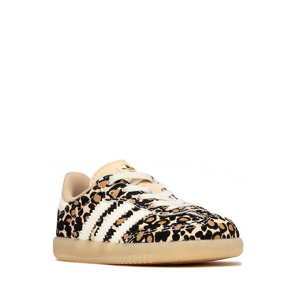 alternate view adidas Samba OG Athletic Shoe - Baby / Toddler - Leopard PrintALT5