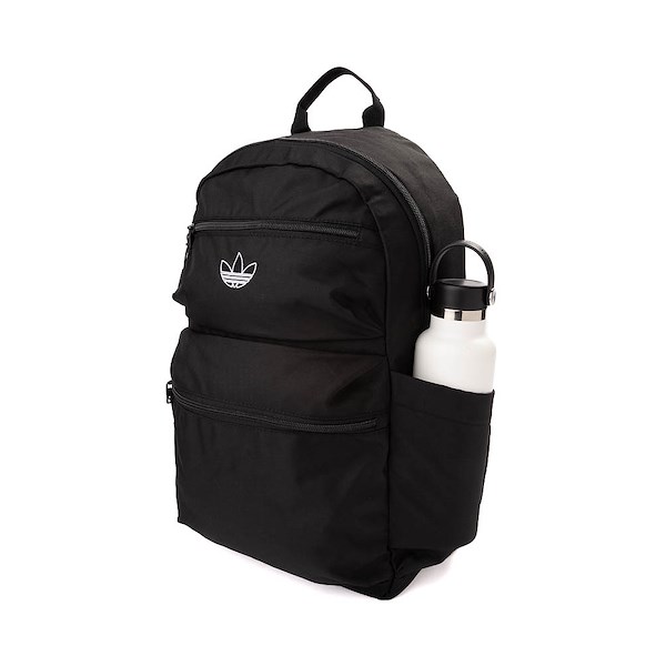 alternate view adidas Originals Double Stacked Backpack - Black / WhiteALT4