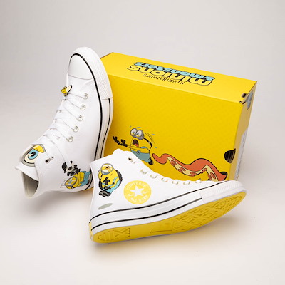 Main view of Converse x Minions Chuck Taylor All Star High-Top Sneaker - White