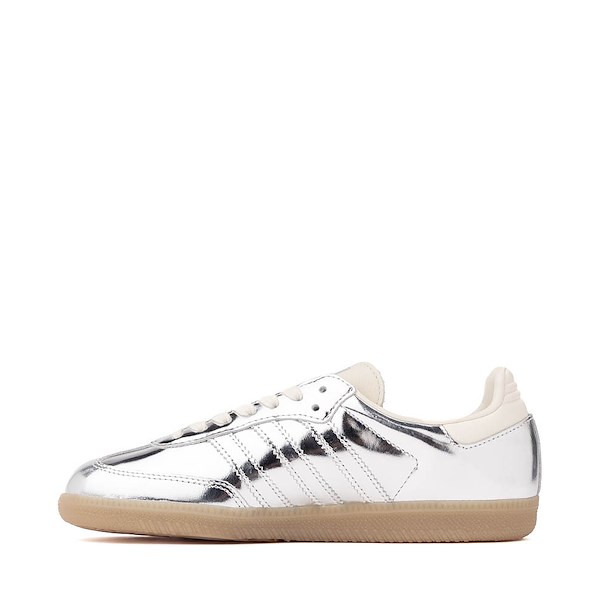 alternate view Womens adidas Samba OG Athletic Shoe - Silver Metallic / Silver Metallic / GumALT1