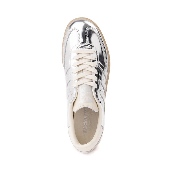 alternate view Womens adidas Samba OG Athletic Shoe - Silver Metallic / Silver Metallic / GumALT2