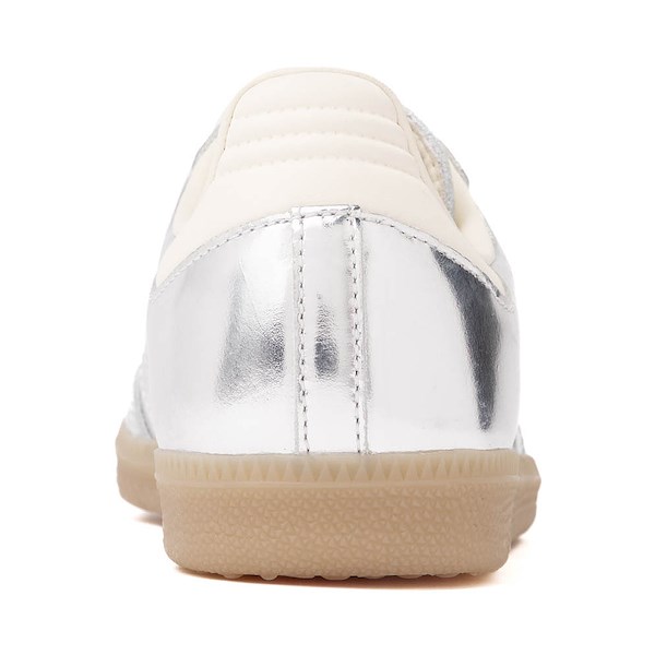 alternate view Womens adidas Samba OG Athletic Shoe - Silver Metallic / Silver Metallic / GumALT4