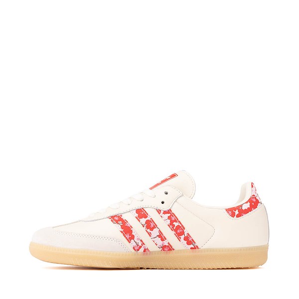 alternate view Womens adidas Samba OG Athletic Shoe - Off White / Pure Ruby / Distilled PinkALT1