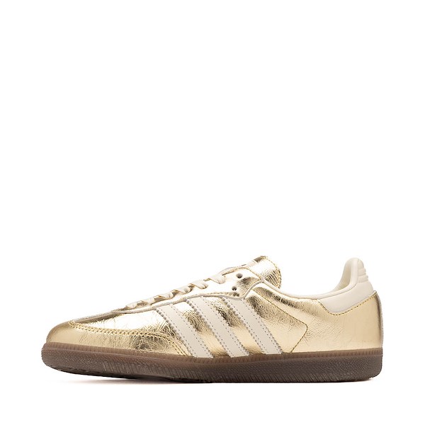 alternate view Womens adidas Samba OG Athletic Shoe - Gold Metallic / Off White / GumALT1