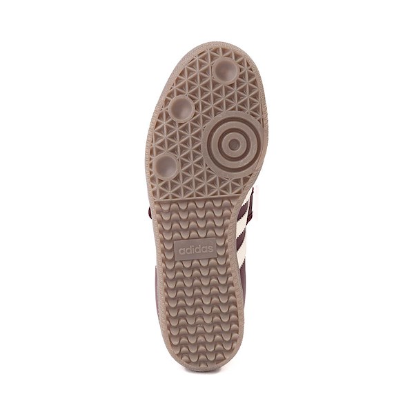 alternate view Womens adidas Samba Jane Athletic Shoe - Maroon / Cream White / Gold MetallicALT3