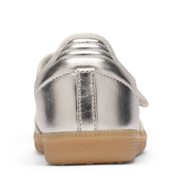 alternate view Womens adidas Samba Jane Athletic Shoe - Silver Metallic / Off White / GumALT4