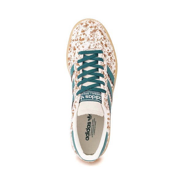 alternate view Womens adidas Handball Spezial Athletic Shoe - Off White / Rich Green / Dark BrownALT2