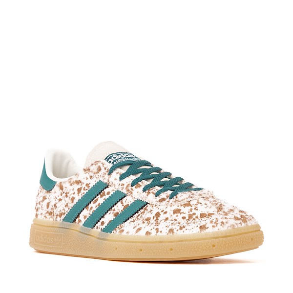 alternate view Womens adidas Handball Spezial Athletic Shoe - Off White / Rich Green / Dark BrownALT5