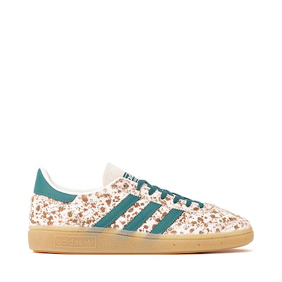 Main view of Womens adidas Handball Spezial Athletic Shoe - Off White / Rich Green / Dark Brown