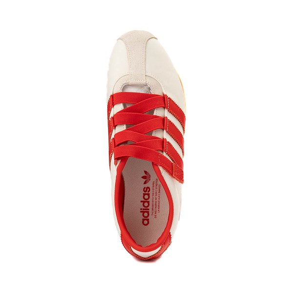 alternate view Womens adidas Tokyo MJ Shoe - Cream White / Red / Gold MetallicALT2
