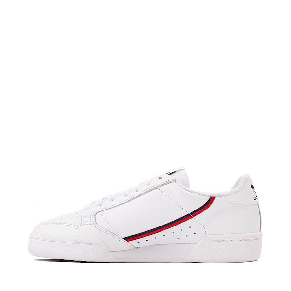 alternate view Mens adidas Continental 80 Athletic Shoe - Cloud White / Scarlet / Collegiate NavyALT1