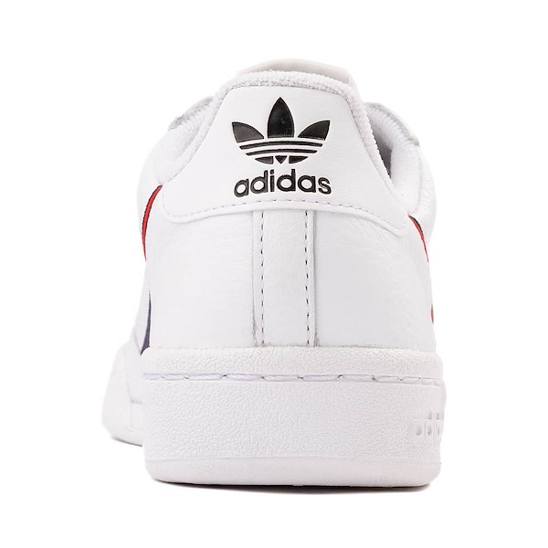 alternate view Mens adidas Continental 80 Athletic Shoe - Cloud White / Scarlet / Collegiate NavyALT4