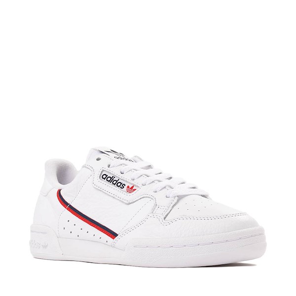 alternate view Mens adidas Continental 80 Athletic Shoe - Cloud White / Scarlet / Collegiate NavyALT5