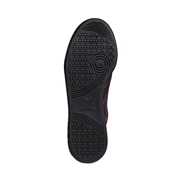 alternate view Mens adidas Continental 80 Athletic Shoe - Core Black / Scarlet / Collegiate NavyALT3
