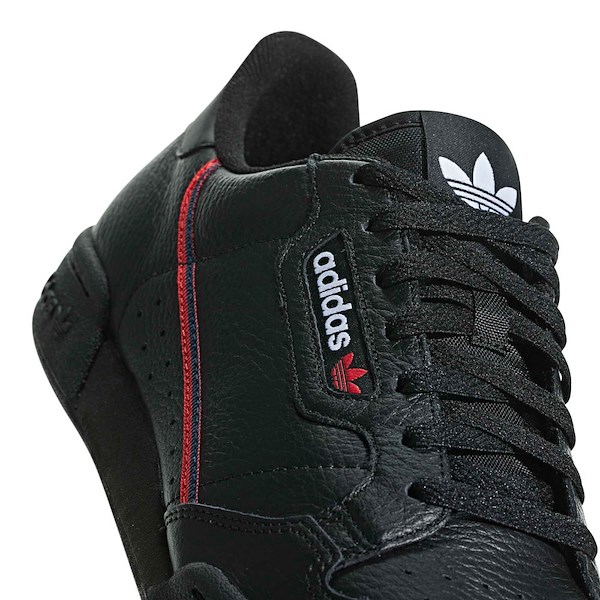 alternate view Mens adidas Continental 80 Athletic Shoe - Core Black / Scarlet / Collegiate NavyALT5B