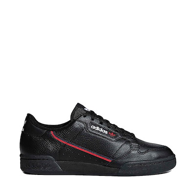 Main view of Mens adidas Continental 80 Athletic Shoe - Core Black / Scarlet / Collegiate Navy