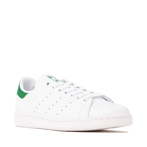 alternate view Womens adidas Stan Smith Athletic Shoe - Cloud White / Cloud White / GreenALT5